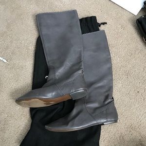 Juicy Couture grey boots.